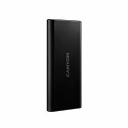Canyon PB-106 Lithium Polymer [LiPo] 10000 mAh Schwarz (CANYON Micro-USB/USB-C power bank 10000 mAh Black)