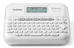 Brother PT-D410 Etikettendrucker Wärmeübertragung 180 x 180 DPI 20 mm/sek Kabelgebunden TZe QWERTY (P-TOUCH D410 - TZE 3.5 - 18MM)
