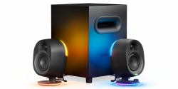 Steelseries ARENA 7 2-Wege Schwarz Verkabelt & Kabellos (SteelSeries Arena 7 2.1 Bluetooth Speaker System - Black)