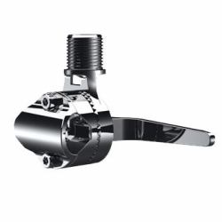 Poynting A-BRKT-038 Antennenhalterung Chromfarbe Stahl 115 mm (HEAVY DUTY MARINE RATCHET RAIL MOUNT)