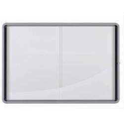 Nobo Schaukasten für den Innenbereich, magnetische Rückwand 27xA4 (Nobo 1902572 Premium Plus Magnetic Lockable Notice Board 27xA4)