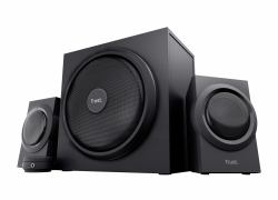 Trust Yuri Lautsprecherset 60 W Universal Schwarz 2.1 Kanäle 1-Weg 15 W (Trust Yuri - hÃ¸jttalersystem - til PC)