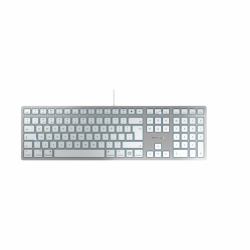 CHERRY KC 6000C FOR MAC Tastatur Universal USB QWERTY Englisch Silber 