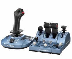 Thrustmaster TCA Captain Pack X Airbus Edition Black, Blue USB Joystick + engine control lever Analogue / Digital PC, Xbox Series S, Xbox Series X (Thrustmaster TCA Captain Gaming Joystick/Throttle)