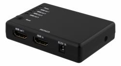 Deltaco HDMI-7051 Videosplitter 4x HDMI (DELTACO HDMI-7051 - video-/audiosplitt)