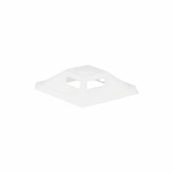 Self Adhesive Cable Clips - 25mm x 25mm White 50pcs in a - bag - Warranty: 36M