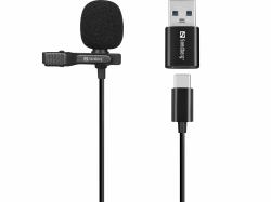 Sandberg Streamer USB Clip Microphone (Streamer USB Clip Microphone - Warranty: 60M)