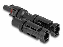 DeLOCK 60023 Kabeladapter 1 x DL4 2 x DL4 Schwarz (Delock DL4 Solar Konnektor 1 x Buchse zu 2 x Stecker)