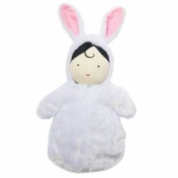 Manhattan Toy Snuggle Baby Bunny (USB-C & USB-A to 3.5 mm Stereo Audio Aux Adapter Cable, 2-in-1, Male to Female, Cable 1m, Supports a Headset's Mic and Audio Function, CTIA Standard, Volume and Mu...