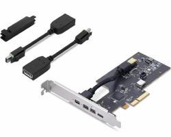 Lenovo 4XF1L53431 Schnittstellenkarte/Adapter Eingebaut Mini DisplayPort, Thunderbolt 4 (MECH_BO TS TBT4 HP PCIE CARD)
