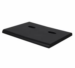 B-Tech BT8385-TCB/B Videowand-Display-Zubehör Schwarz (BT8385-TCB/B Freestanding Floor Base for Twin BT8385 Columns)