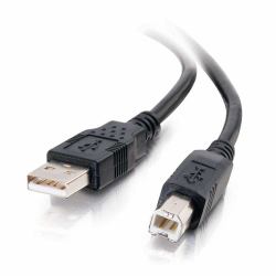 C2G 1 m USB 2.0 A/B-Kabel – schwarz [3.3 ft] (3.3ft [1m] USB 2.0 A/B Cable - Black)