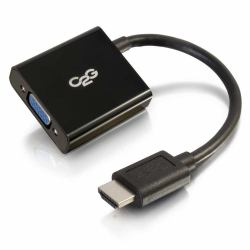 C2G Adapter-Dongle HDMI®-Stecker auf VGA-Buchse (C2G HDMI Male to VGA Female Adapter Converter Dongle)