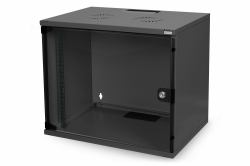 Digitus Wandgehäuse, SOHO, unmontiert - 540x400 mm [BxT] (7U WALL RACK SOHO 370X540X400MM BLK)