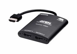 ATEN 2-Port True 4K HDMI Splitter (ATEN VS82H - Video splitter - 2 x HDMI - desktop - for VanCryst VS182B, VS184B)