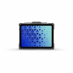 MAXCases Shield Extreme-X2-H 27,7 cm [10.9"] Cover Schwarz, Grau (Shield Extreme-X2-H with Hand Strap for iPad 10/11th gen [Black Bezel-Gray Case])