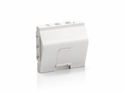 Equip French Modular Faceplate - Abgewinkelte Einsätze (French Modular Faceplate - - Angled Insert - Warranty: 12M)