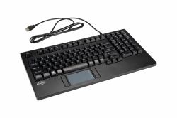 Supermicro KYB-TP-425UB Tastatur Industriell USB Schwarz 