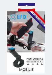 Mobilis 44019 telephone mount/stand Black (U.FIX UNIVERSAL MOTORBIKE KIT)