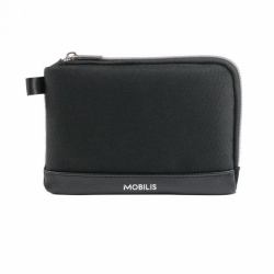 Mobilis 056008 peripheral device case Special Pouch case Black (PURE ACCESSORIES POUCH SILVER ZIP)
