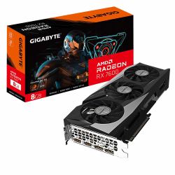 GIGABYTE GAMING Radeon RX 7600 OC 8G AMD 8 GB GDDR6 (Radeon Rx 7600 Gaming Oc 8G - Amd 8 Gb Gddr6 - Warranty: 12M)