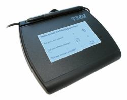 Topaz Systems T-LBK755 Schwarz LCD (SignatureGem Backlit LCD 4x3 - SE Dual Interface SE Dual - Interface Higher Speed Version. Rugged signing area for long life - Warranty: 36M)