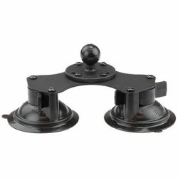RAM Mounts RAM-B-189B-202U Halterungsteil/-zubehör (UNPKD RAM DBL SUCTION CUP - BASE W BALL - Warranty: 1188M)