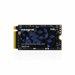 Integral 1TB-1024GB SSD M.2 2242 NVME 1.3 PCIe Gen3 x4 R-3400MB/s W-3000MB/s TBW 360 [double-sided chips] (1TB-1024GB SSD M.2 2242 NVME 1.3 PCIe Gen3 x4 R-3400MBs W-3000MBs TBW 360 INTEGRAL [double...