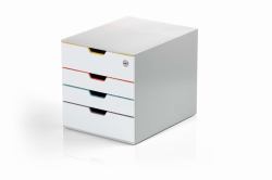 Durable VARICOLOR MIX 4 SAFE Grey Plastic (Durable VARICOLOR MIX SAFE 4 Drawer Unit)