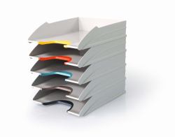 Durable VARICOLOR MIX Kunststoff Anthrazit, Grau (Durable VARICOLOR MIX Letter Tray Set [5])