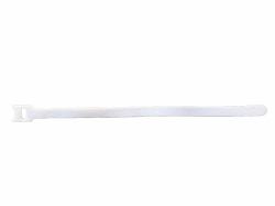 Hook and Loop Tie 15cm x 12mm - White 50pcs - Warranty: 36M