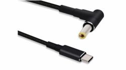 Microconnect USBC-DC-5A-12V cable gender changer 5.5 x 2.5 mm Black (USB-C to DC 5,5*2,5mm 12V 5A, - 1,2m - Warranty: 60M)