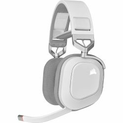 Corsair HS80 RGB Kopfhörer Kabellos Kopfband Gaming Weiß 
