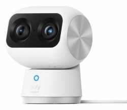 Eufy Indoor Cam S350 Glühbirne IP-Sicherheitskamera Drinnen 3840 x 2160 Pixel Tisch/Bank (Eufy S350 - Netzwerk-Ãberwachungskamera - schwenken / neigen - Innenbereich - Farbe [Tag&Nacht] - 3840 ...