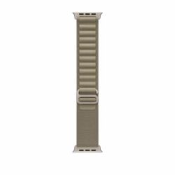 Apple MT5T3ZM/A Intelligentes tragbares Accessoire Band Olive Recyceltes Polyester, Spandex, Titan (-APPLE WATCH 49 OLIVE ALP S)