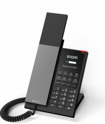 Snom HD350W IP phone Black Wi-Fi (HD350W - 1-LINE NEXT GEN SIP CORDED PHONE)