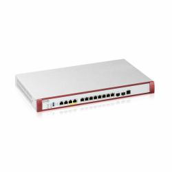 Zyxel USGFLEX700H Firewall [Hardware] 15 Gbit/s (USG FLEX 700 H 2*2.5G 2*10G[ PoE+] & 8 Gigabit user-definable ports 2*SFP+ 1*USB with 1 YR Gold Security Pack)