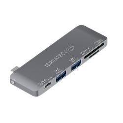 Terratec 283005 laptop-dockingstation & portreplikator USB 3.2 Gen 1 [3.1 Gen 1] Type-C Grau 