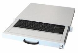 aixcase AIX-19K1UKDETP-W Tastatur USB + PS/2 QWERTZ Deutsch Weiß 