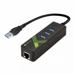 techly IDATA USB-ETGIGA-3U2 laptop-dockingstation & portreplikator USB 3.2 Gen 1 [3.1 Gen 1] Type...
