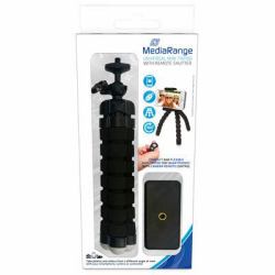 MediaRange MRMA205 Stativ Handy 3 Bein[e] Schwarz (Tripod Mobile Phone 3 Leg[S] - Black - Warranty: 12M)