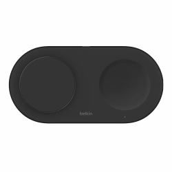 Belkin WIZ021myBK Freistehend Kunststoff Schwarz (^PRO 2IN1 15W MAGNETICCHARGINGPADBLK)