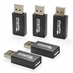 Plugable Technologies USB-MC1-5X Kabeladapter USB A Schwarz 