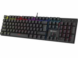 Sandberg 640-29 Tastatur Gaming USB QWERTY Nordisch Schwarz 