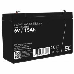 Green Cell AGM40 USV-Batterie VRLA AGM 6 V 15 Ah (Green Cell - alarmsystembatteri - Blys)