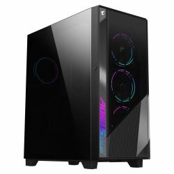 GIGABYTE GB-AC500G ST Computer-Gehäuse Midi Tower Schwarz (GIgabyte Kabinet BT E-ATX GB-AC500G ST)