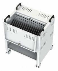 Loxit 7430-USB-A Ladestationsorganiser Freistehend Weiß (7430-USB-A - TabCart&reg; 16 USB A Charge Max 12W/Device)