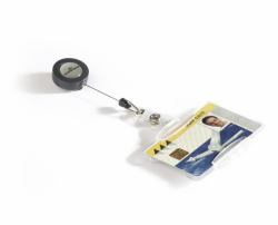 Durable AUSWEISHALTER MIT JOJO FÜR 1 BETRIEBS-/ SICHERHEITSAUSWEIS (Identity Badge/Badge Holder - 10 Pc[S] - Warranty: 12M)