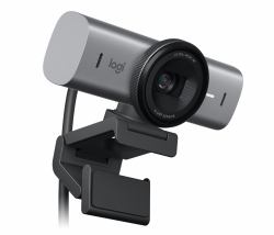 Logitech 960-001530 Webcam 8,5 MP 4096 x 2160 Pixel USB Graphit (Logitech Webcam MX BRIO 705 for Business 4K silver/black AI image enhancement, RightSight, RightLight)