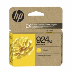 HP 924e EvoMore Yellow Original Ink Cartridge (HP 924E EVOMORE YELLOW - EN/FR/IT/PT/ES INK CARTRIDGE)